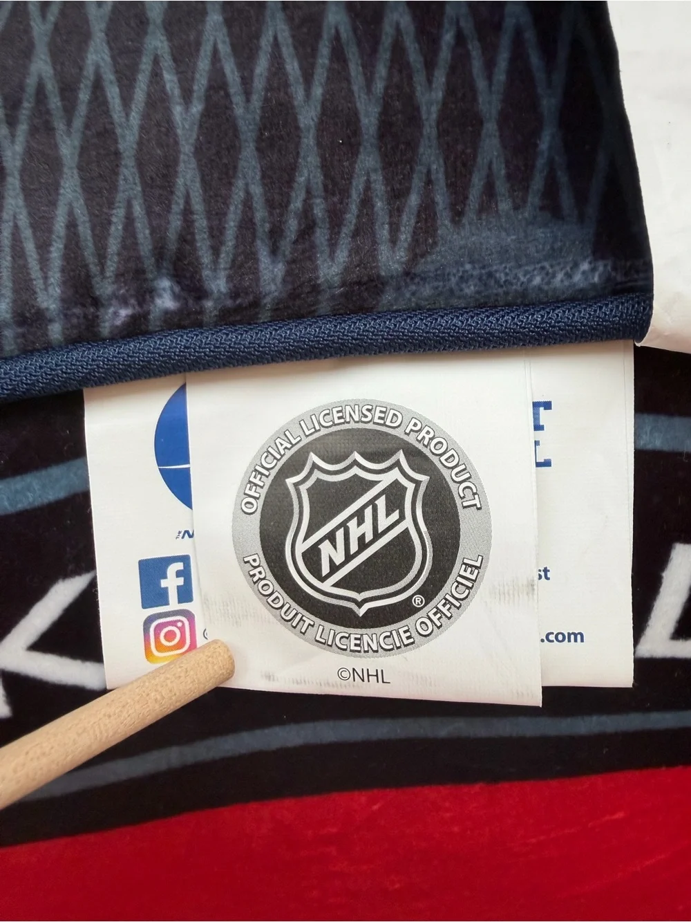 NWT NHL Washington Capitals Puck Travel Cloud Pillow